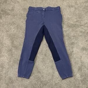 Horze Women Equestrian Horse Riding Breeches Pants Size 30 Blue